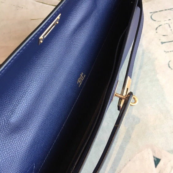 Royal Blue Leather